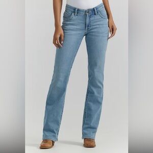 Wrangler Willow Jeans Light Wash Stretch Bootcut 15x36 Western Cowgirl